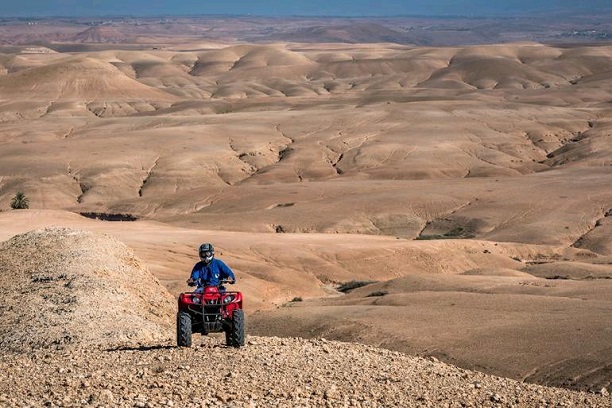 Agafay desert Quad biking & Camel Ride tour