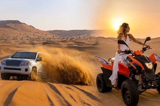 Agafay desert Quad biking & Camel Ride tour